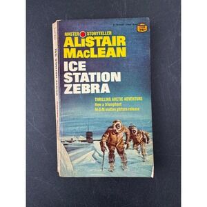 Ice Station Zebra Alistair MacLean Vintage Paperback Fawcett Crest‎ Movie Tie-In